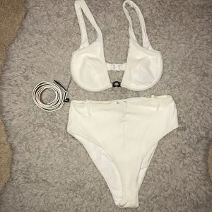 White bikini